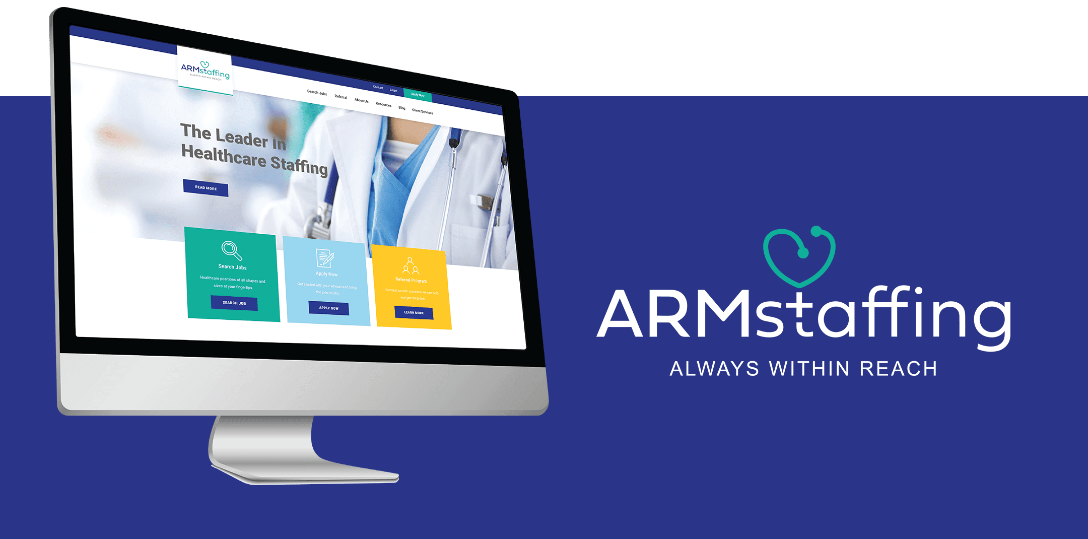 ArmStaffing Branding & Website